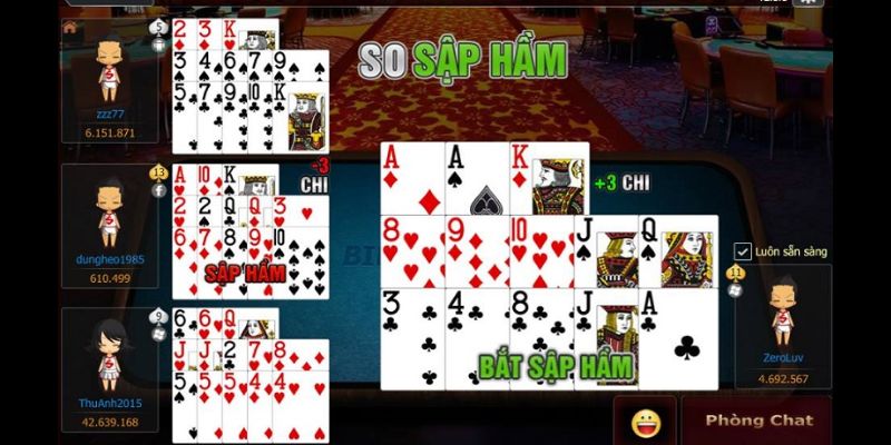 Mậu Binh Ae888 1 Luật chơi cơ bản trong game bài Mậu Binh online